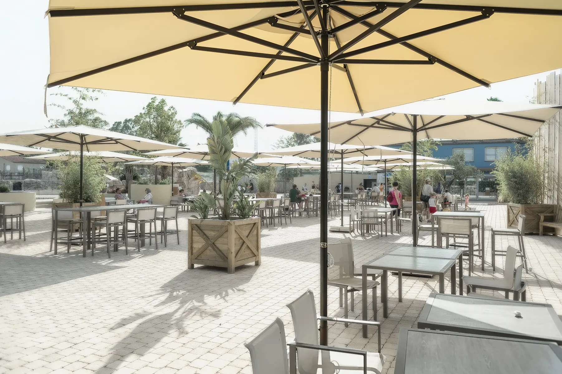 Outdoor Restaurant Umbrellas